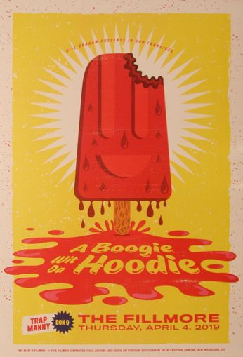 A Boogie Wit Da Hoodie - The Fillmore - April 4, 2019 (Poster)