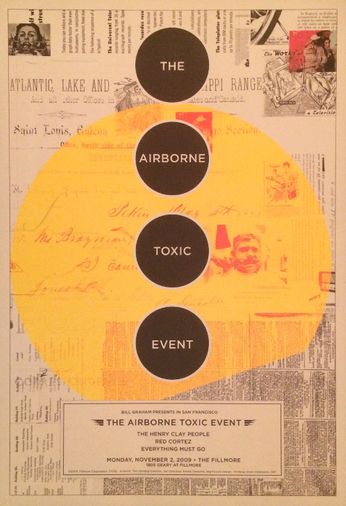 Airborne Toxic Event - The Fillmore - November 2, 2009 (Poster)