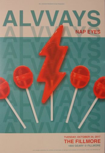 Alvvays - The Fillmore - October 24, 2017 (Poster)