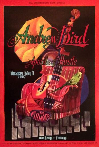 Andrew Bird - The Fillmore - May 1, 2007 (Poster)