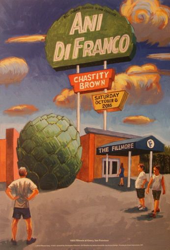 Ani DiFranco - The Fillmore - October 8, 2016 (Poster)