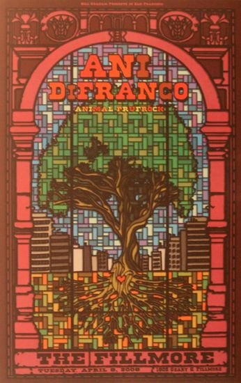Ani DiFranco - The Fillmore - April 8, 2008 (Poster)