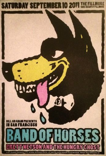 Band Of Horses - The Fillmore - September 10, 2011 (Poster)