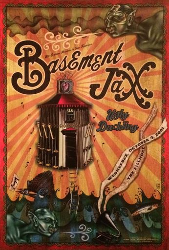 Basement Jaxx - The Fillmore - October 3, 2001 (Poster)