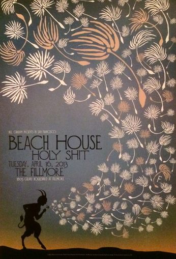 Beach House - The Fillmore - April 16, 2013 (Poster)