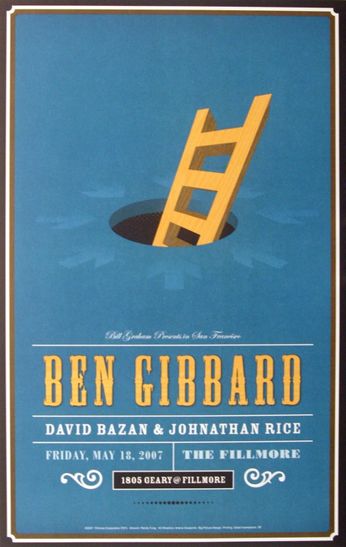 Ben Gibbard - The Fillmore - May 18, 2007 (Poster)