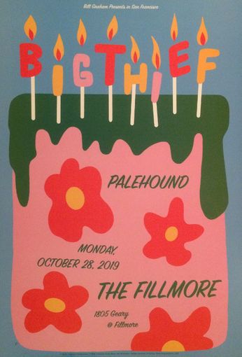 Big Thief - The Fillmore - October 28, 2019 (Poster)