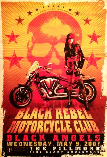 Black Rebel Motorcycle Club - The Fillmore - May 9, 2007 (Poster)