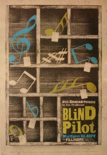 Blind Pilot - The Fillmore - October 26, 2016 (Poster)