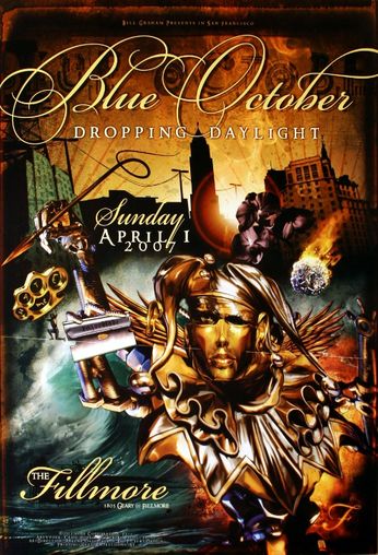 Blue October - The Fillmore - April 1, 2007 (Poster)