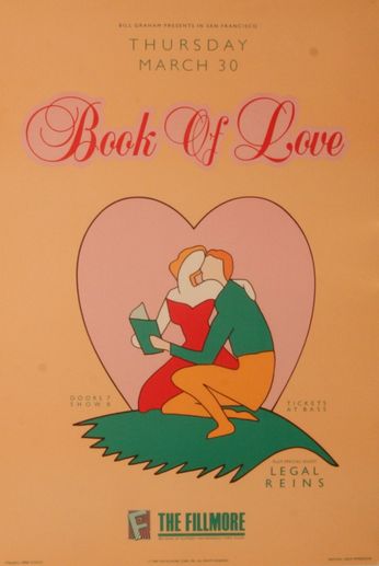 Book Of Love - The Fillmore - March 30, 1989 (Poster)