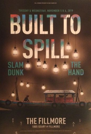 Built To Spill - The Fillmore - November 5 & 6, 2019 (Poster)