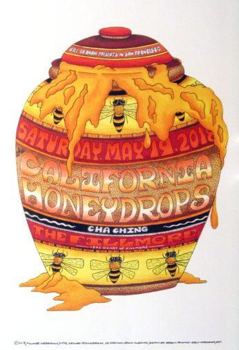 California Honeydrops - The Fillmore - May 19, 2018 (Poster)