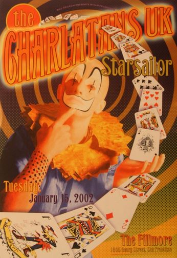 Charlatans UK - The Fillmore - January 15, 2002 (Poster)