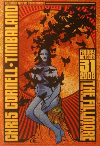 Chris Cornell / Timbaland - The Fillmore - October 31, 2008 (Poster)