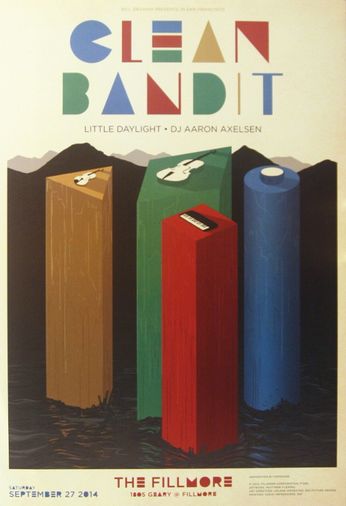 Clean Bandit - The Fillmore - September 27, 2014 (Poster)