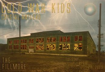 Cold War Kids - The Fillmore - April 28, 2009 (Poster)