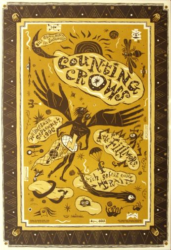 Counting Crows - The Fillmore - September 4, 1996 (Poster)