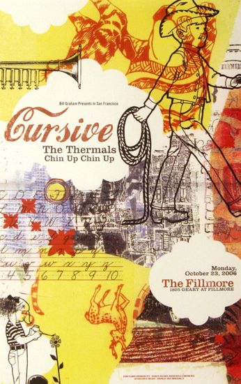 Cursive - The Fillmore - October 23, 2006 (Poster)