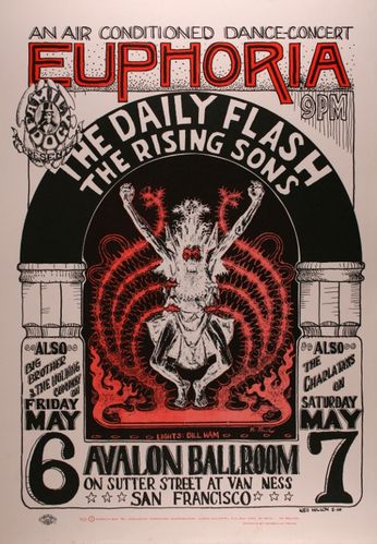 The Daily Flash - The Avalon Ballroom - May 6-7, 1966 (Poster)