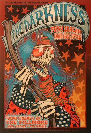 Darkness - The Fillmore - February 21, 2012 (Poster)