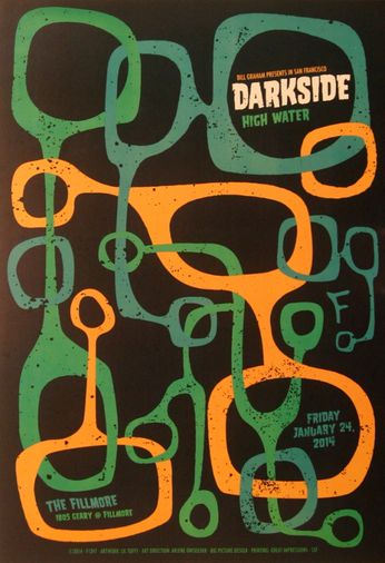 Darkside - The Fillmore - January 24, 2014 (Poster)