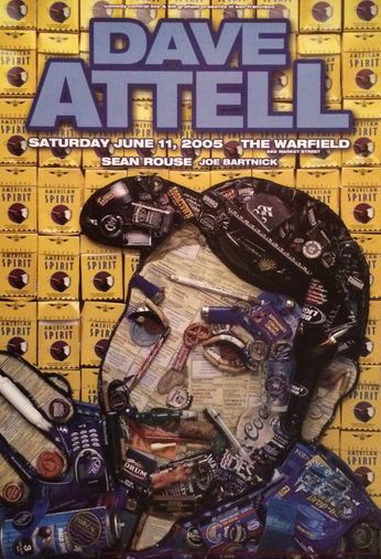 Dave Attell - The Warfield - June 11, 2005 (Poster)