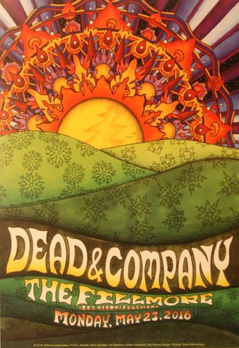 Dead & Company - The Fillmore - May 23, 2016 (Poster)