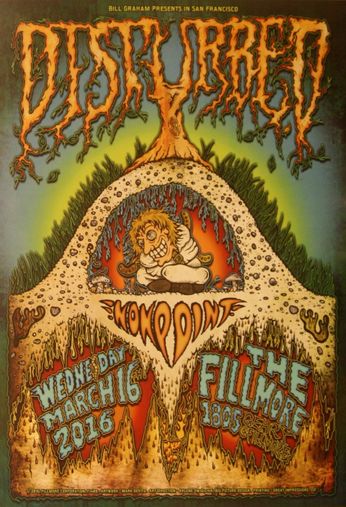 Disturbed - The Fillmore - March 16, 2016 (Poster)