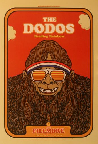 Dodos - The Fillmore - April 7, 2011 (Poster)