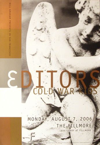 Editors - The Fillmore - August 8, 2006 (Poster)