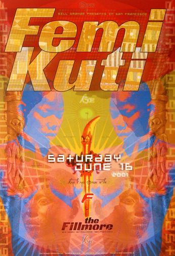 Femi Kuti - The Fillmore - June 16, 2001 (Poster)
