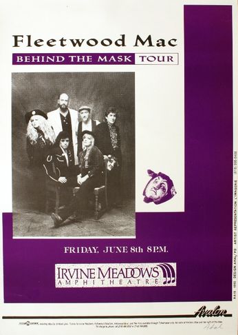 Fleetwood Mac - Irvine Meadows - June 8, 1990 (Poster)