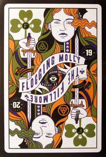 Flogging Molly - The Fillmore - October 19, 2008 (Poster)
