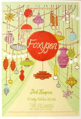 Foxygen - The Fillmore - October 24, 2014 (Poster)