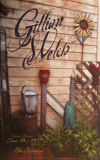 Gillian Welch - The Fillmore - June 28 & 29, 2002 (Poster)