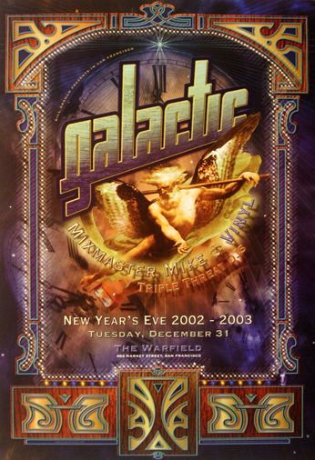 Galactic - The Warfield SF - December 31, 2002 (Poster)