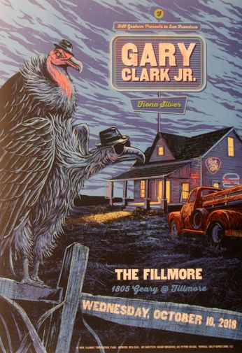 Gary Clark Jr. - The Fillmore - October 10, 2018 (Poster)