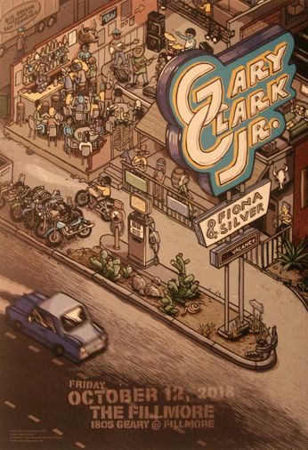 Gary Clark Jr. - The Fillmore - October 12, 2018 (Poster)