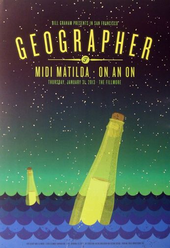 Geographer - The Fillmore - January 31, 2013 (Poster)
