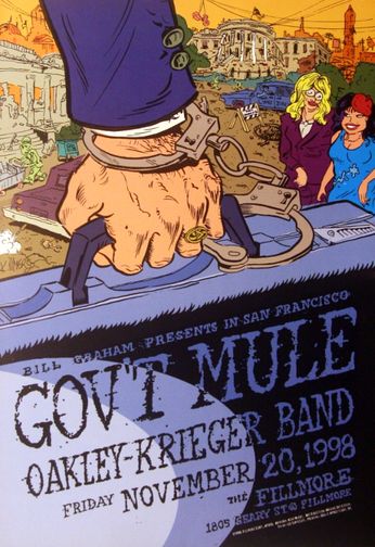 Gov't Mule - The Fillmore - November 20, 1998 (Poster)