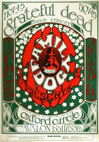 Grateful Dead - The Avalon Ballroom - November 4-5, 1966 (Poster)