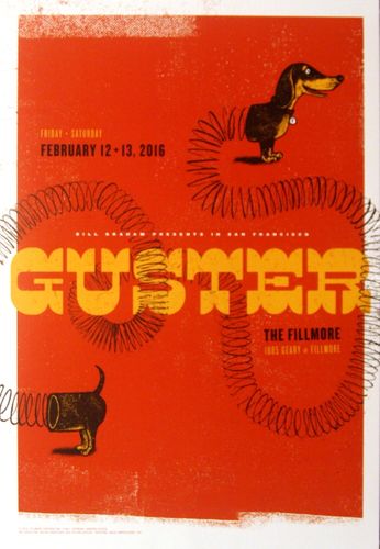 Guster - The Fillmore - February 12 & 13, 2016 (Poster)