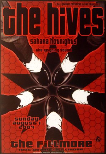 The Hives - The Fillmore - August 1, 2004 (Poster)