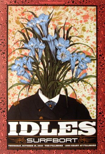 IDLES - The Fillmore - October 10, 2019 (Poster)