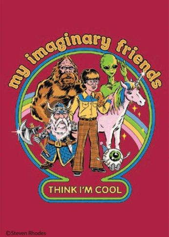 My Imaginary Friends Think I'm Cool (Magnet)
