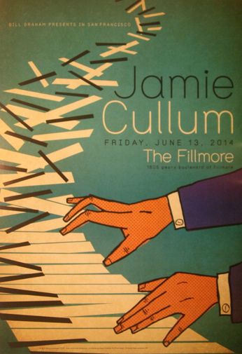 Jamie Cullum - The Fillmore - June 13, 2014 (Poster)