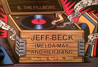 Jeff Beck / Imelda May - The Fillmore - April 9, 2011 (Poster)