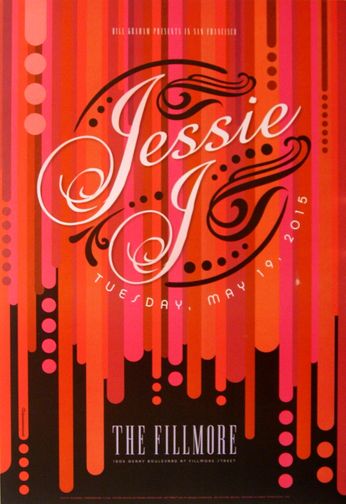 Jessie J - The Fillmore - May 19, 2015 (Poster)