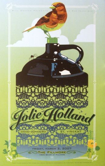 Jolie Holland - The Fillmore - March 2, 2007 (Poster)